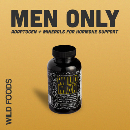 Wild Foods Herbal Stack for Man – Daily Wellness Supplement