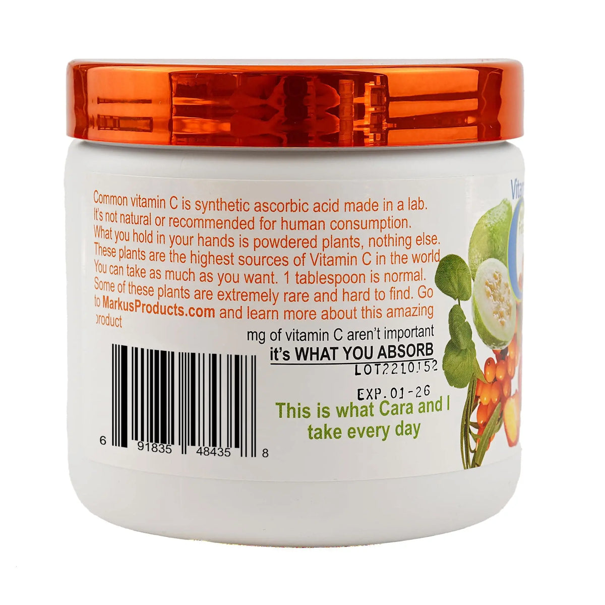 Wild Force Markus Vitamin C - Whole Plant Vitamin C Powder BritishVita | Premium UK Vitamins & Wellness Supplements
