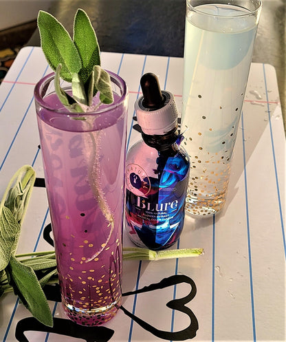 Wild Hibiscus B’Lure Butterfly Pea Flower Extract | 3.4 fl oz (100 ml) | Natural Blue Botanical Extract | Magical Color-Changing Cocktail & Culinary Concentrate
