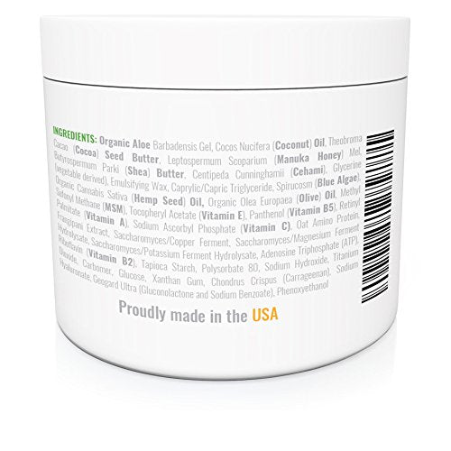 Wild Naturals Eczema & Psoriasis Cream — Manuka Honey + Aloe, Hydrating Lotion for Dry Skin (Adults & Kids)