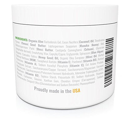 Wild Naturals Eczema & Psoriasis Cream — Manuka Honey + Aloe, Hydrating Lotion for Dry Skin (Adults & Kids)
