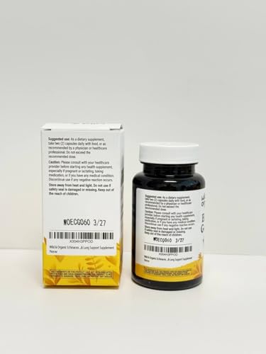 Wild & Organic Echinacea + Goldenseal Capsules – Immune & Lung Support | 60 Count