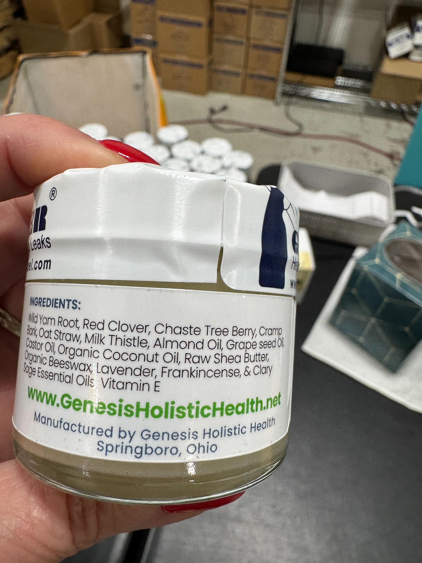 Genesis Wild Yam Root Cream | Organic Balancing Cream for Women – 2oz | Genesis Holistic Health