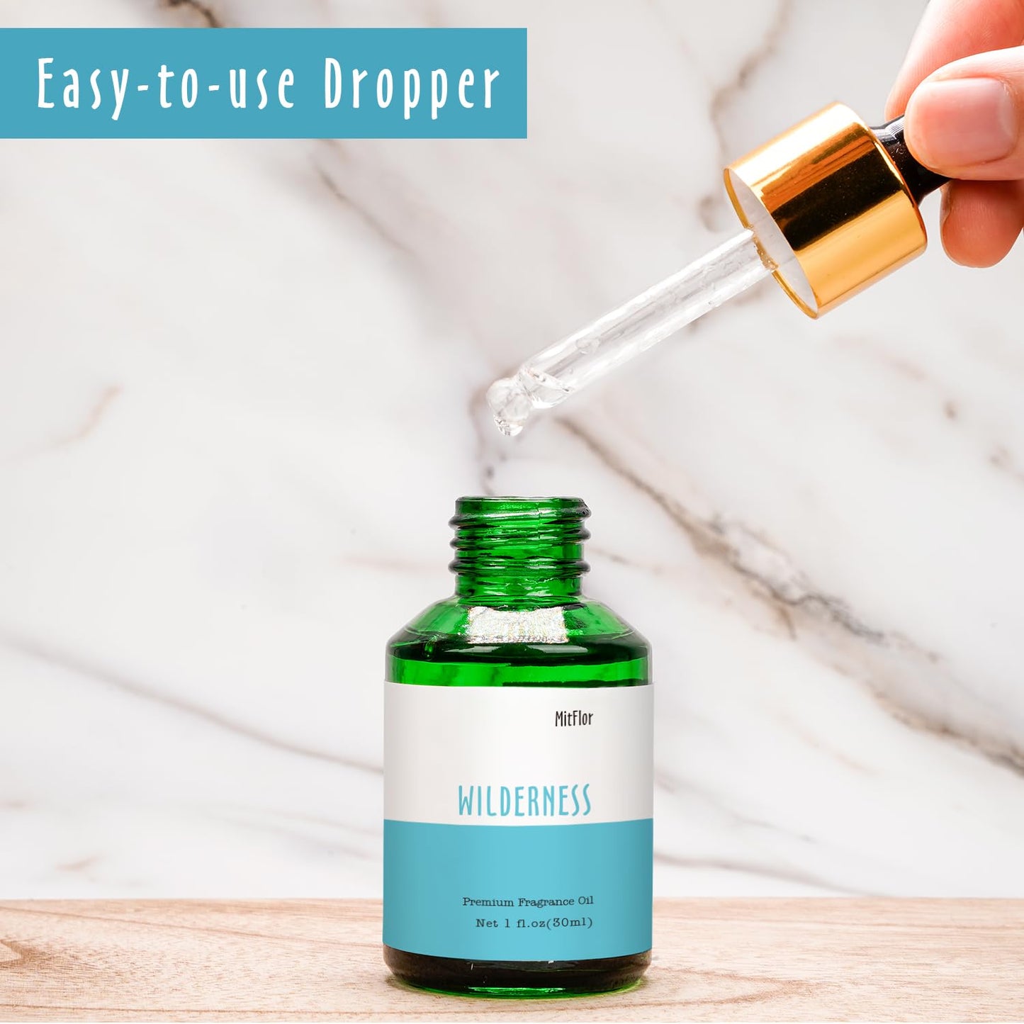 Wilderness Fragrance Oil – MitFlor 30ml Diffuser Essential Oil | Premium Grade for Soap, Candle Making, and Men's Cologne
