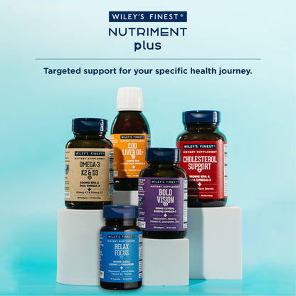 Wiley's Finest Relax Focus – Daily Stress Support Supplement (30 Capsules)