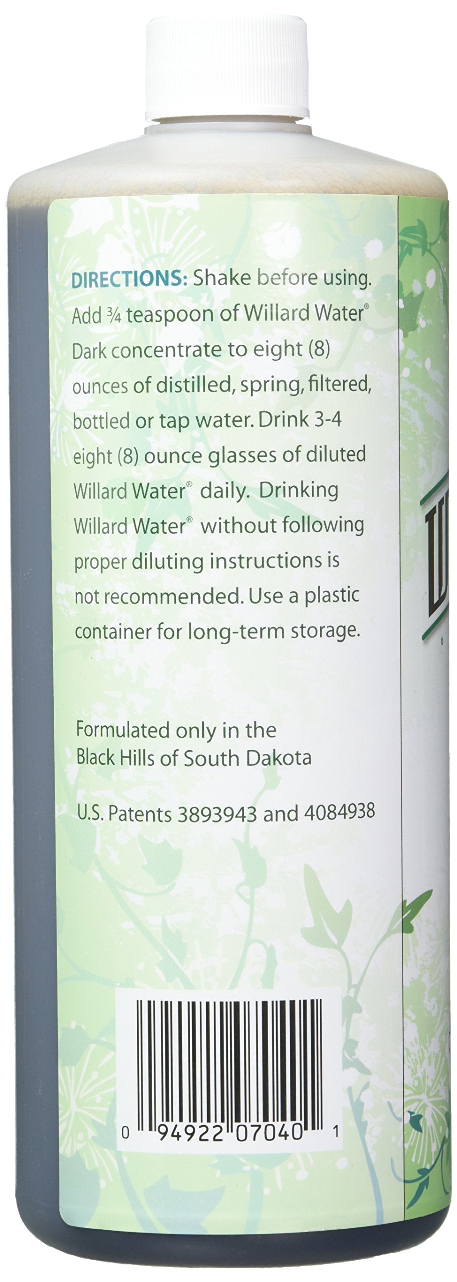 Willard Water XXX Dark Multi-Vitamin, 32 Ounce – Made in USA, Non-GMO