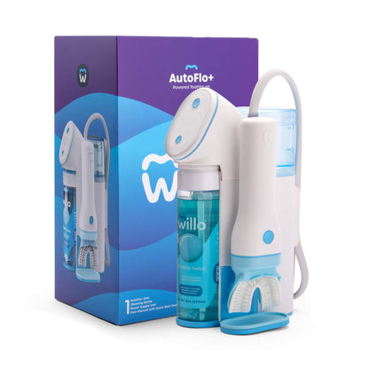 Willo Fully Automatic Kids U-Shaped Electric Toothbrush - Bubble Twist (Medium, Ages 8-11) | 2 Timers, Deep-Cleans, Consistent Results