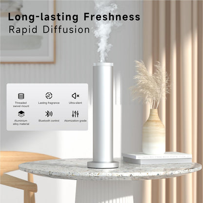 Wireless Essential Oil Diffuser – Anti-Tip, 3 Mist Modes, 1200 sq ft, Bluetooth Remote