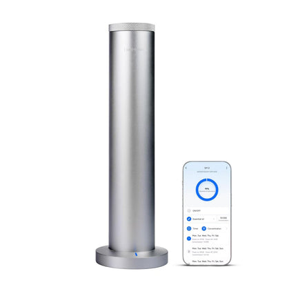Wireless Essential Oil Diffuser – Anti-Tip, 3 Mist Modes, 1200 sq ft, Bluetooth Remote