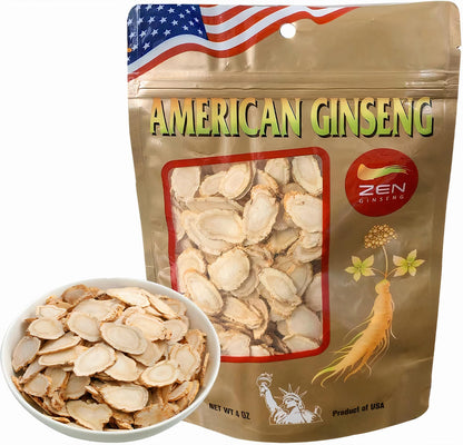 1 Bag of Wisconsin Ginseng Slices – Panax Ginseng | Immunity, Energy & Stamina