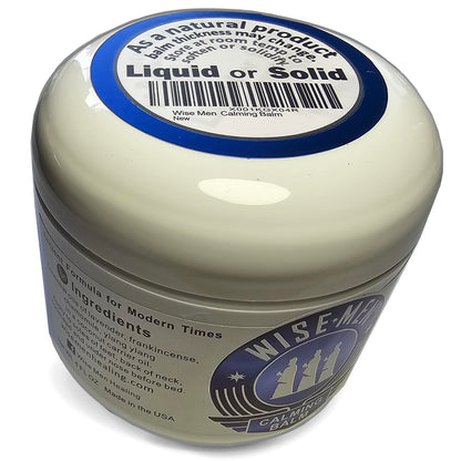 Wise Men Calm Balm 4 oz Pack of 2 | Relaxation & Aromatherapy | Natural Essential Oil Remedy