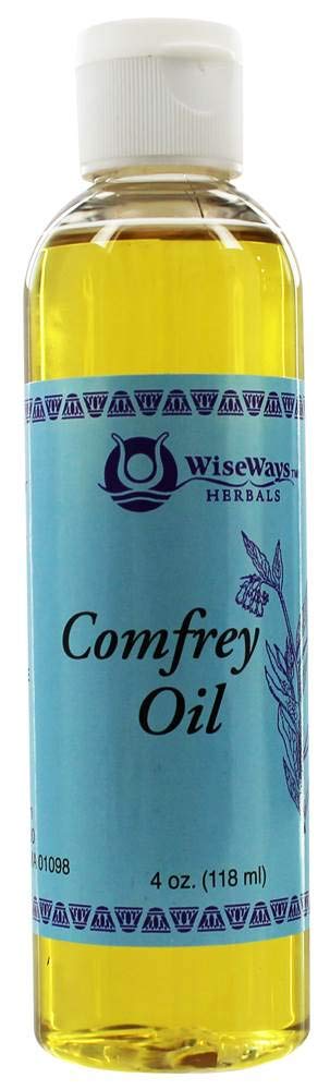 WiseWays Herbals Comfrey Oil – 6 Oz Natural Skin Care Oil for People & Pets