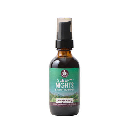 WishGarden Sleepy Nights for Pregnancy – Plant-Based Sleep Aid Safe for Pregnant Moms (2oz)
