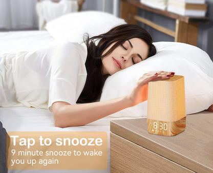 Wkzay Sunrise Alarm Clock with Noise Machine – Gentle Wake, 30 Sleep Sounds