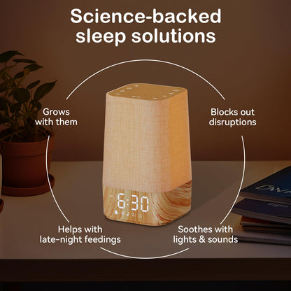 Wkzay Sunrise Alarm Clock with Noise Machine – Gentle Wake, 30 Sleep Sounds