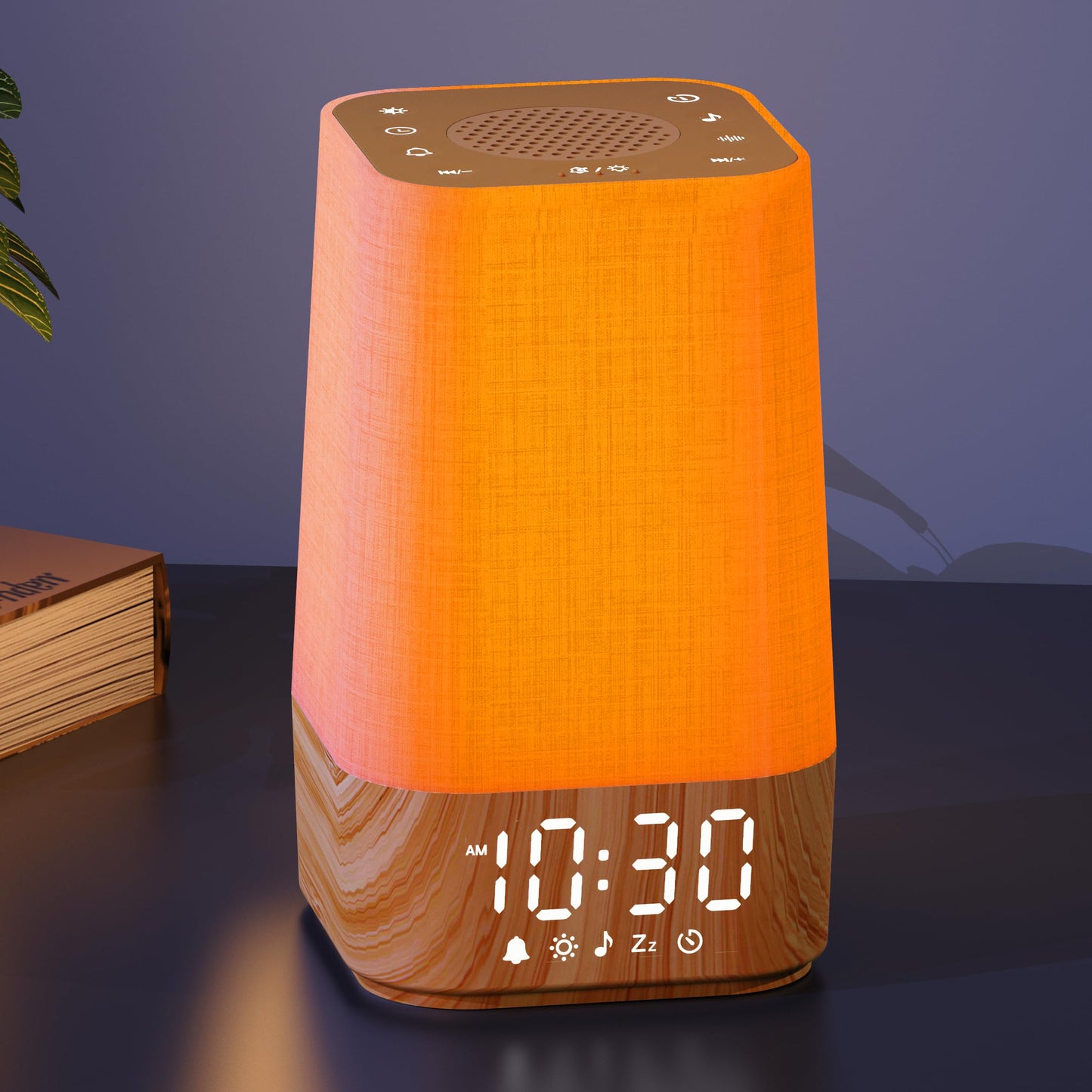 Wkzay Sunrise Alarm Clock with Noise Machine – Gentle Wake, 30 Sleep Sounds