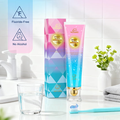Woadee Niacinamide Whitening Toothpaste | Fluoride-Free Enamel & Gum Health | Mint Flavor
