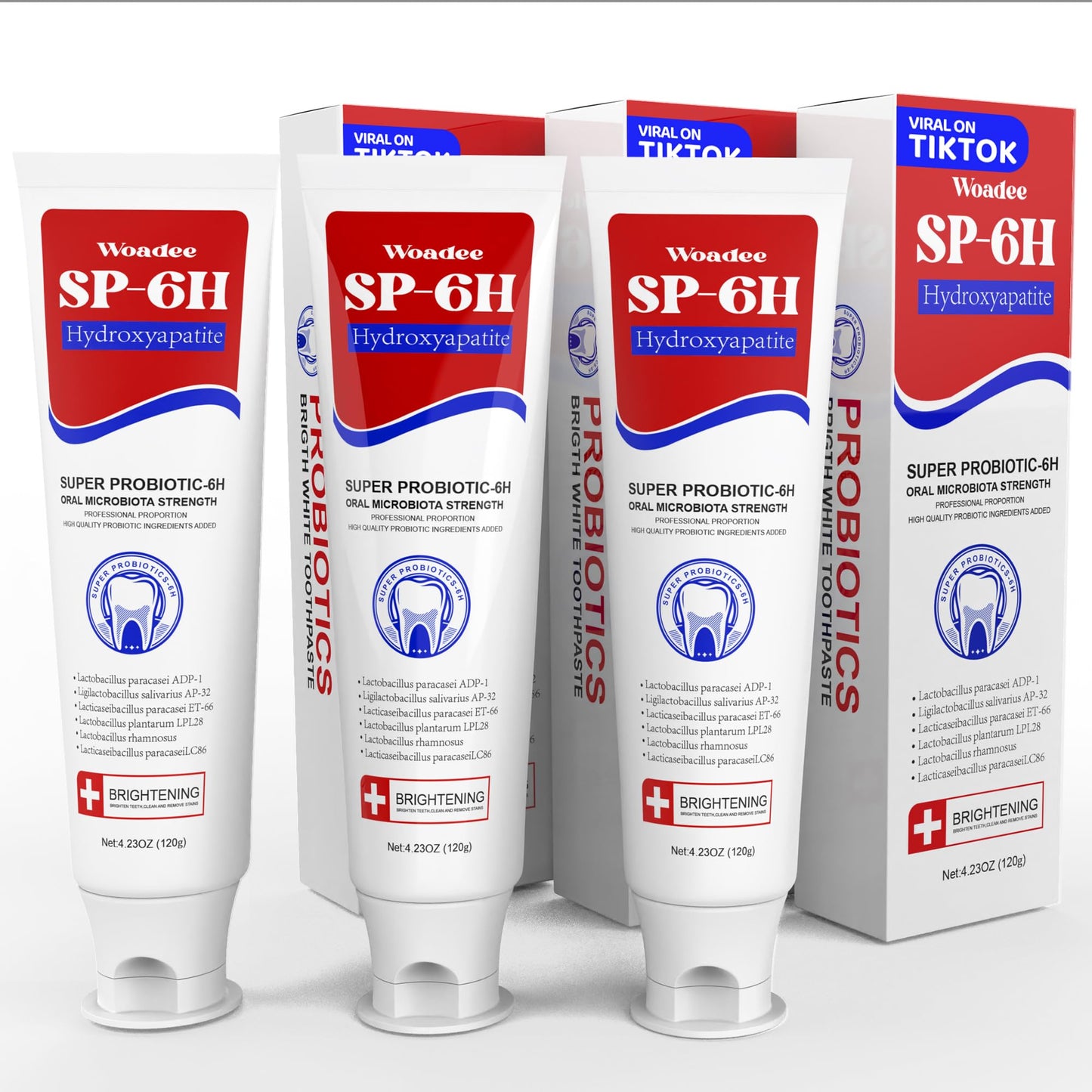 Woadee SP-6 Hydroxyapatite Toothpaste | Probiotic Whitening