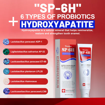 Woadee SP-6 Hydroxyapatite Toothpaste – Probiotics Whitening & Enamel Protection