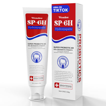 Woadee SP-6 Hydroxyapatite Toothpaste – Probiotic Whitening & Enamel Protection
