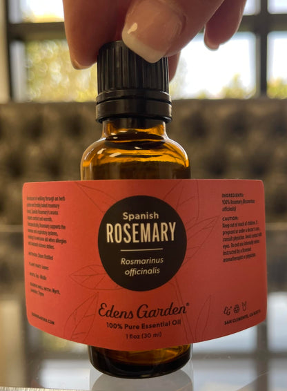 Edens Garden Rosemary Spanish Essential Oil – 30 ml | 100% Pure