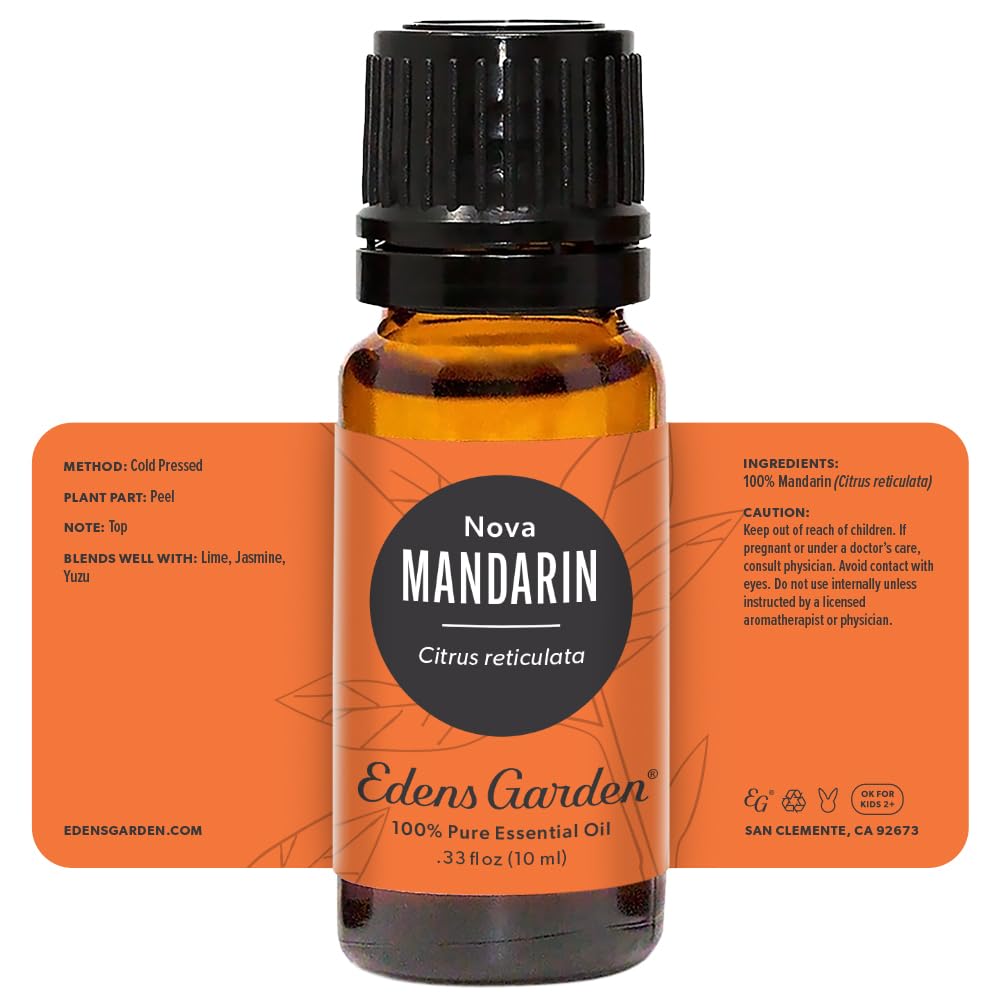 Edens Garden Mandarin Nova Essential Oil – 100% Pure Premium Grade, 10 ml | Therapeutic Aromatherapy
