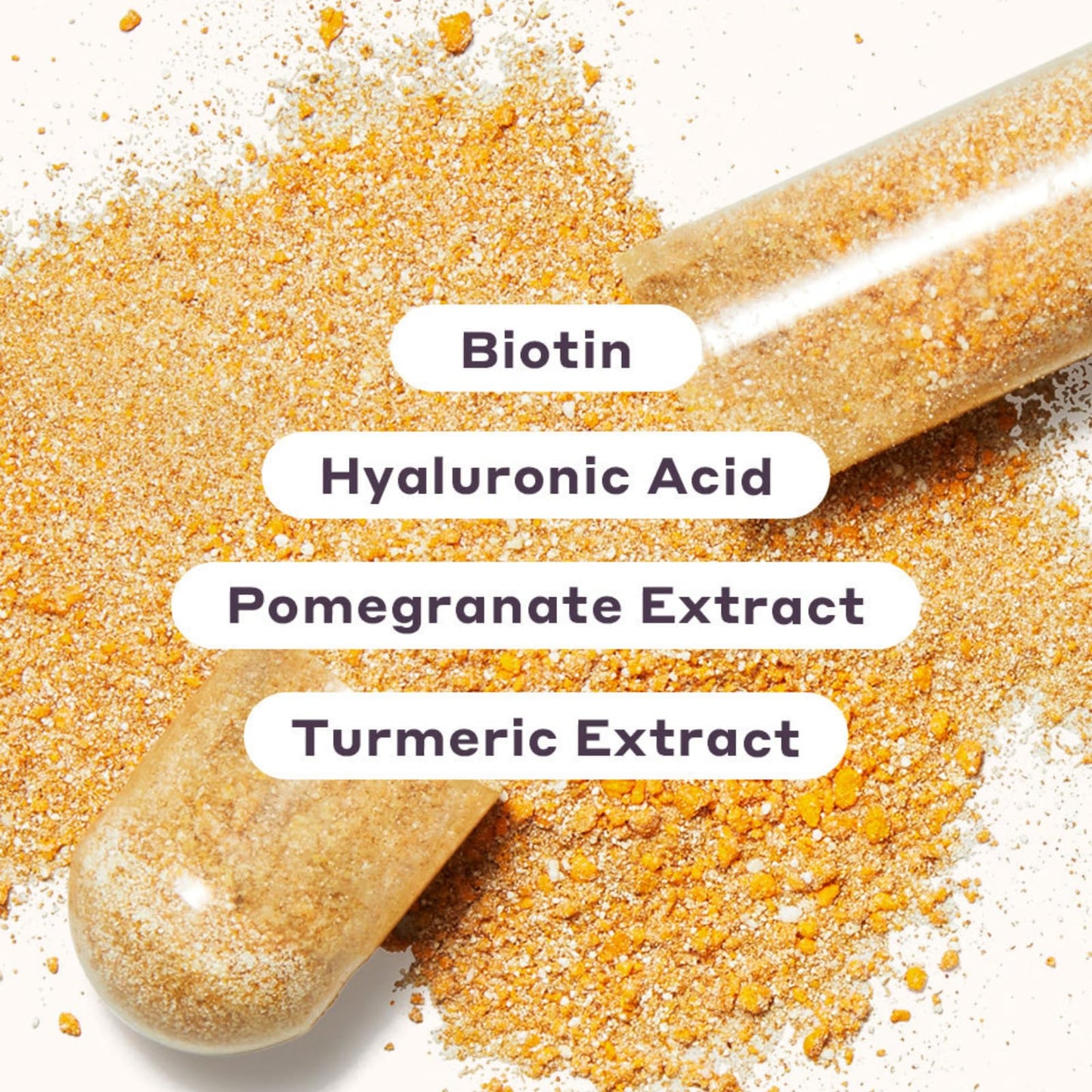 Womaness Active Glow Hair Skin & Nails Vitamins – Biotin, Hyaluronic Acid, Curcumin