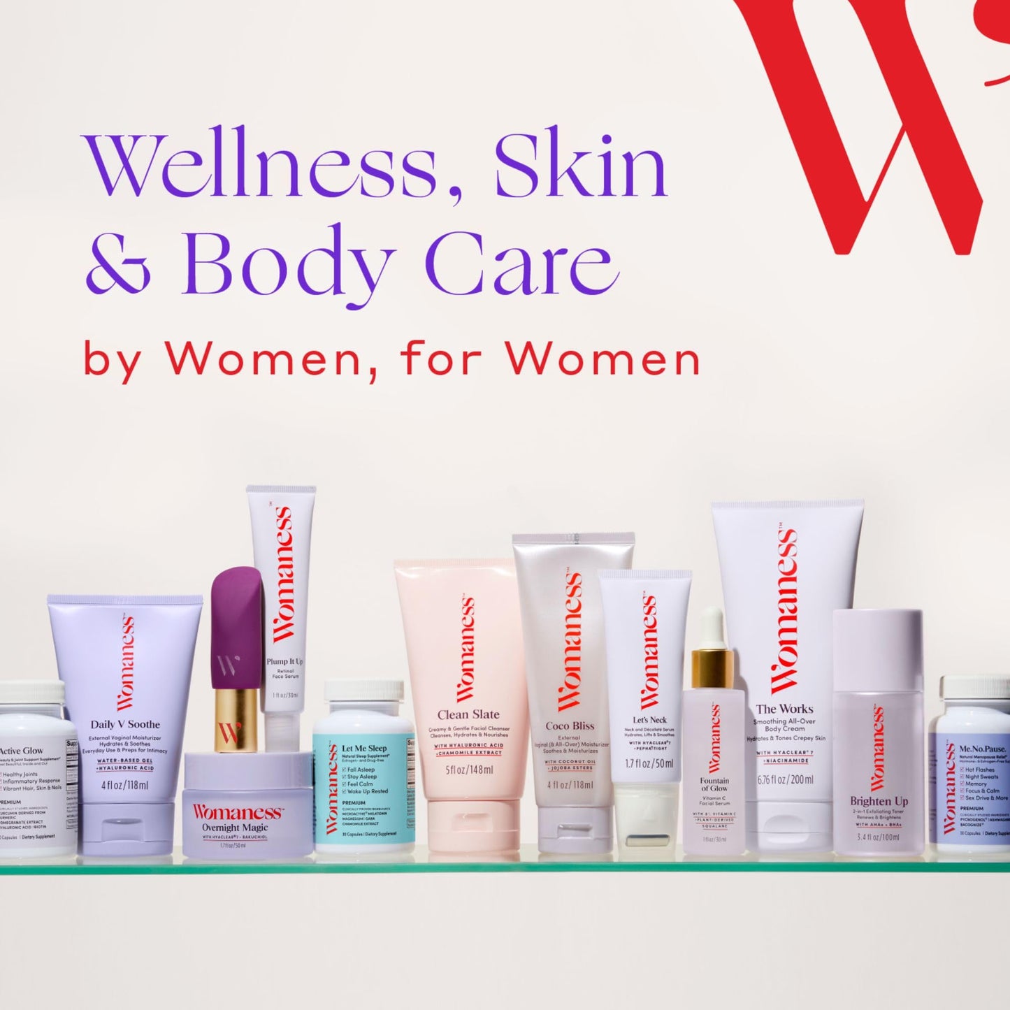 Womaness Coco Bliss Feminine Moisturizer for Dryness - Hydrating Coconut, Non-Sticky Body & Intimate Moisturizer 4oz