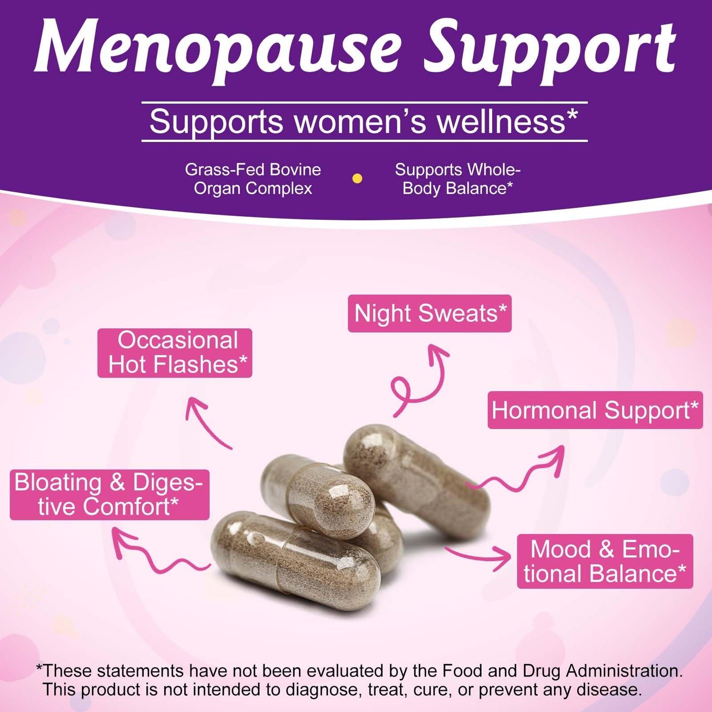 Beef Organ Supplement for Women | Grass-Fed Bovine Organ Complex