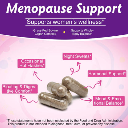 Beef Organ Supplement for Women | Grass-Fed Bovine Organ Complex
