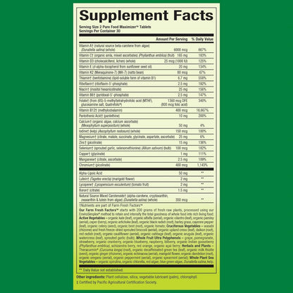 Natural Factors Whole Earth & Sea Women's 50+ Multivitamin & Mineral – 60 Tablets