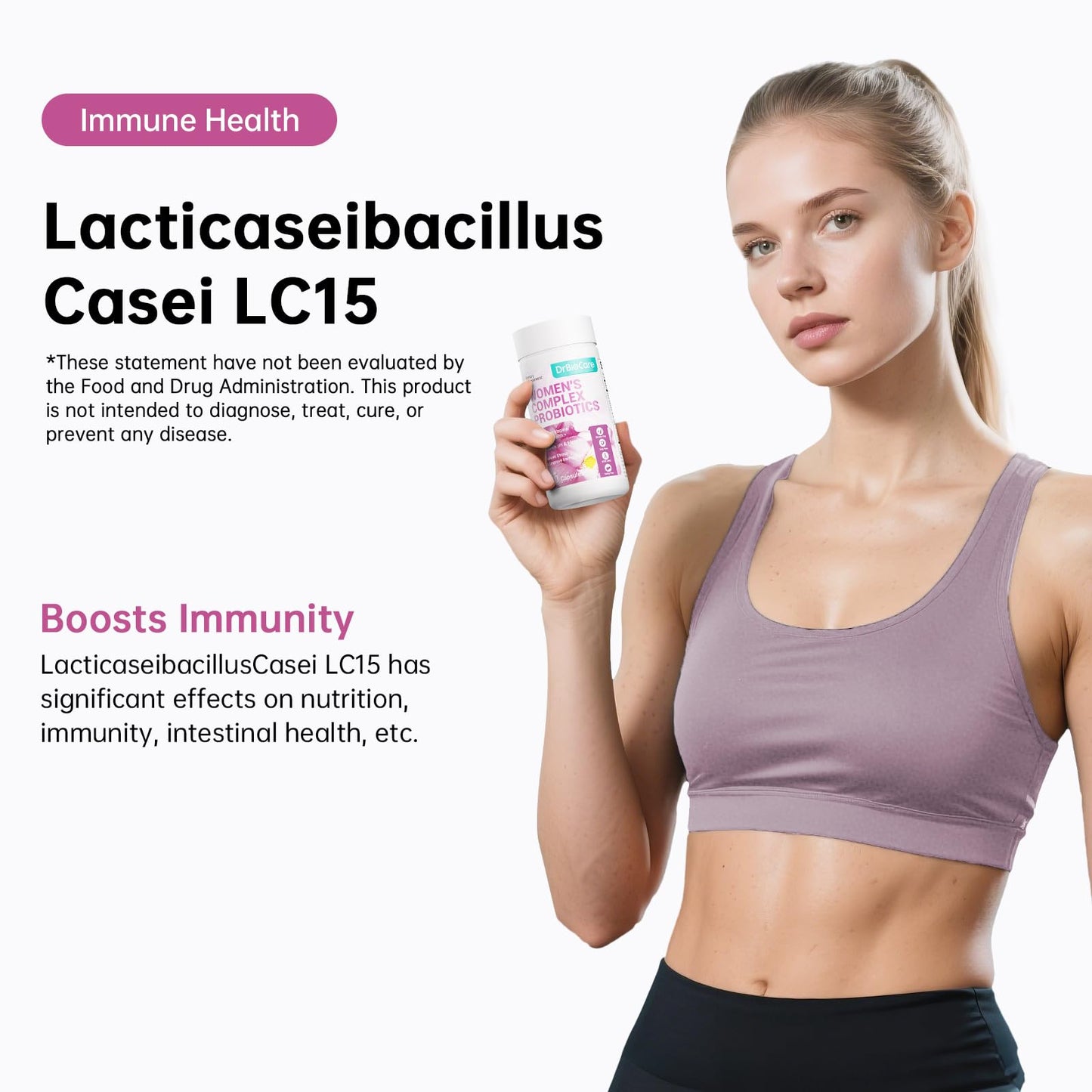 Women's Complex Probiotics for Vaginal Health — 60 Capsules | Ashwagandha, Cranberry, Mulberry Leaf | Non-GMO, Gluten-Free
