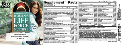 Source Naturals Women's Life Force Iron Free Multivitamin - 90 Tablets