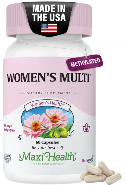 Womens Multivitamin - Methylated 23 Vitamins for Women (60 Capsules) - Kosher