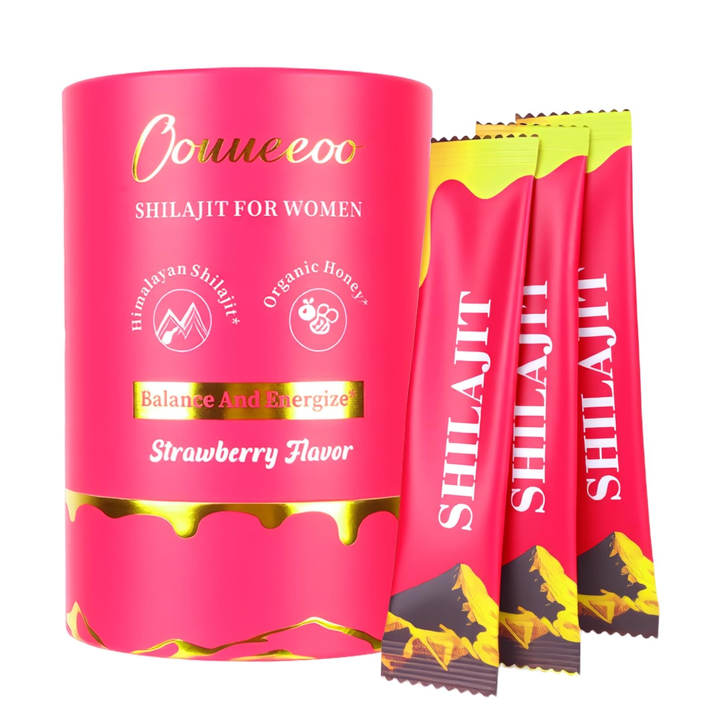 Women’s Shilajit Honey Sticks with Shatavari & Saffron – Hormonal Balance, Energy Boost, Immune Support | Pure Himalayan Shilajit