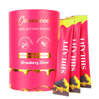 Women’s Shilajit Honey Sticks with Shatavari & Saffron – Hormonal Balance, Energy Boost, Immune Support | Pure Himalayan Shilajit