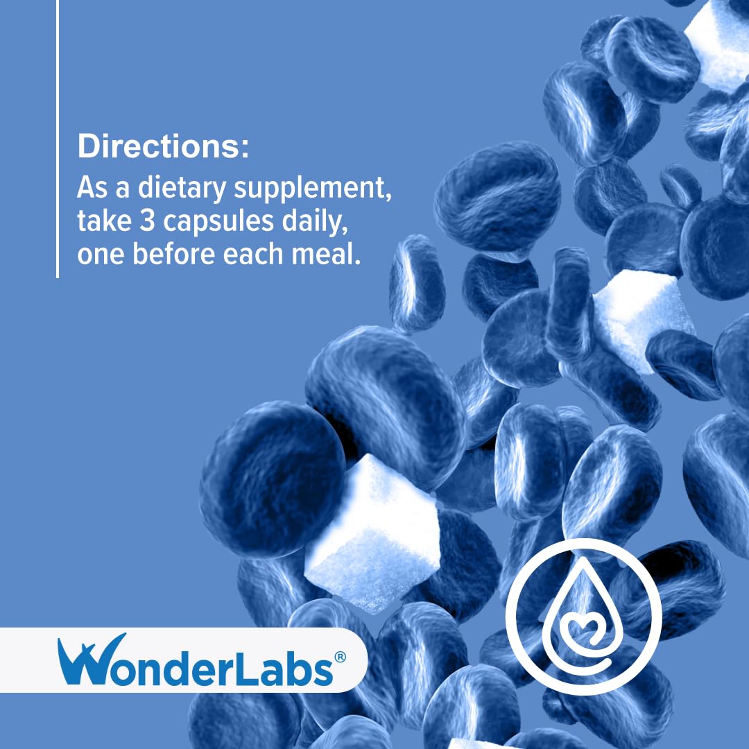Wonder Laboratories Berberine HCL 1,500mg + Cinnamon, Chromium & Bioperine - Gluten & GMO Free | 60 Capsules