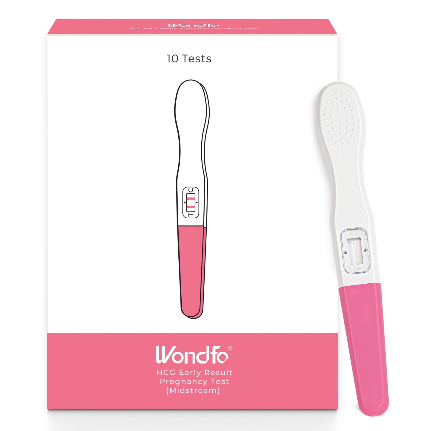 Wondfo Early Result Pregnancy Test Sticks – 6 Days Before Missed Period | 10 Pack At-Home Test