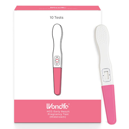 Wondfo Early Result Pregnancy Test Sticks – 6 Days Before Missed Period | 10 Pack At-Home Test