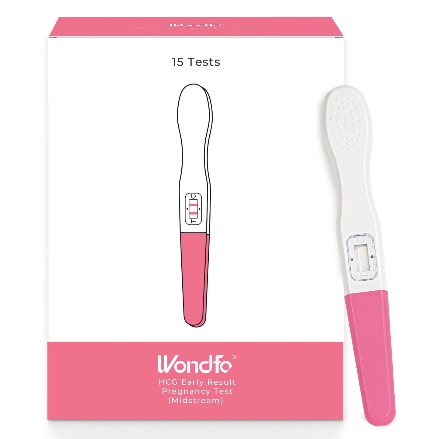 Wondfo Early Result Pregnancy Test Sticks - 6 Days Before Missed Period (15 Pack)
