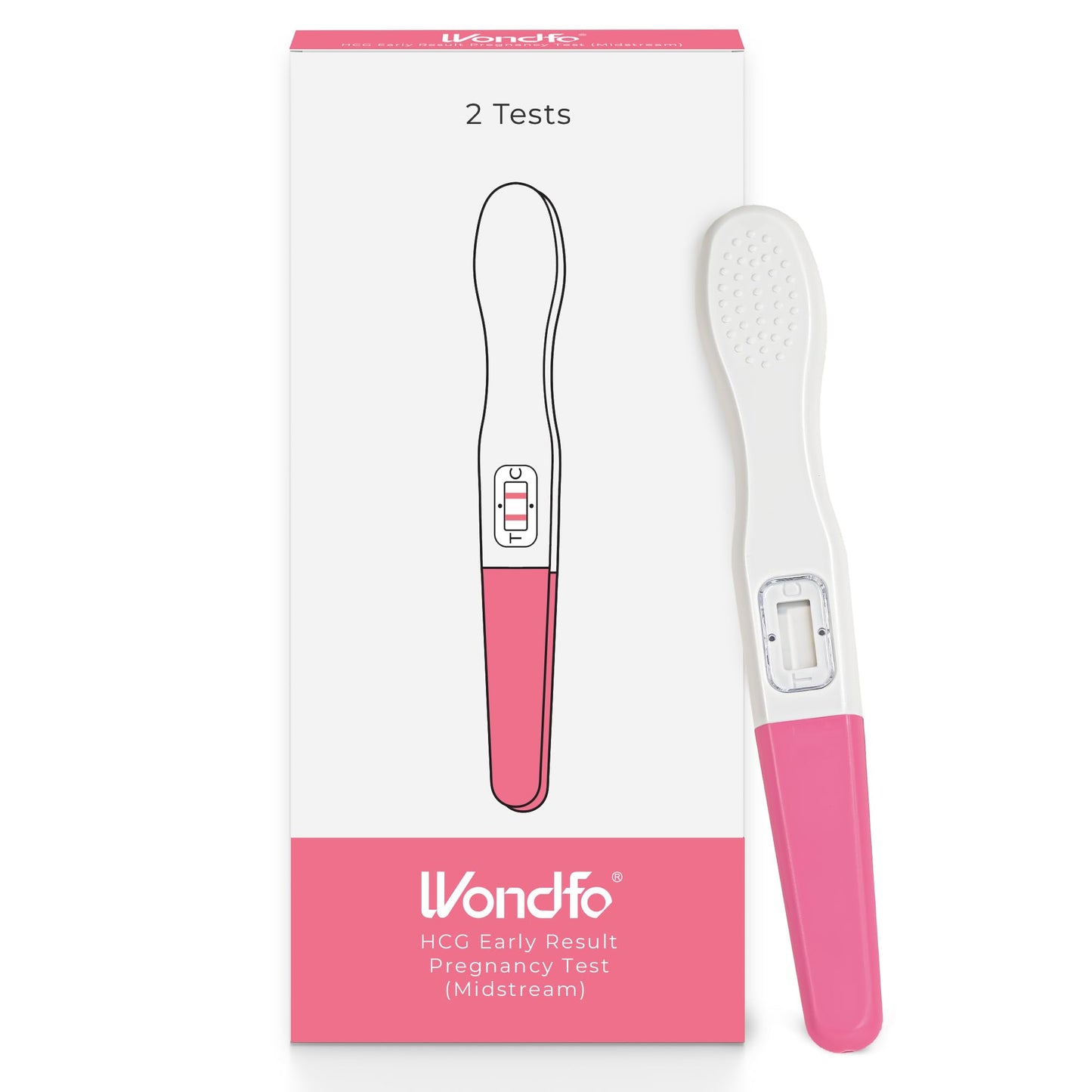 Wondfo Early Result Pregnancy Test Sticks - 2 Pack (6 Days Early) | Home Use