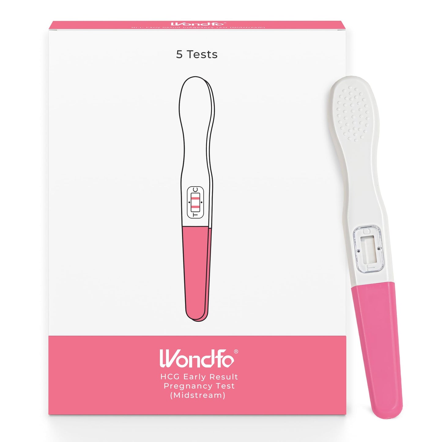 Wondfo Early Result Pregnancy Test Sticks – 6 Days Before Missed Period (5 Pack)