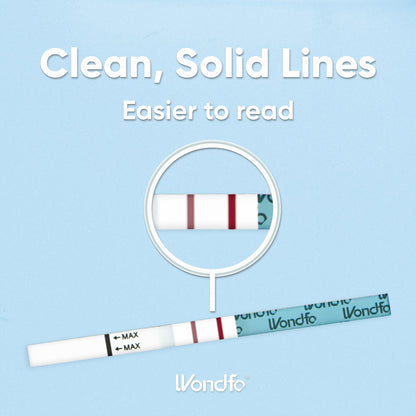Wondfo Ultra Accurate Ovulation Test Strips – Numerical LH Results, Fertility Cycle Monitoring (20 Tests)