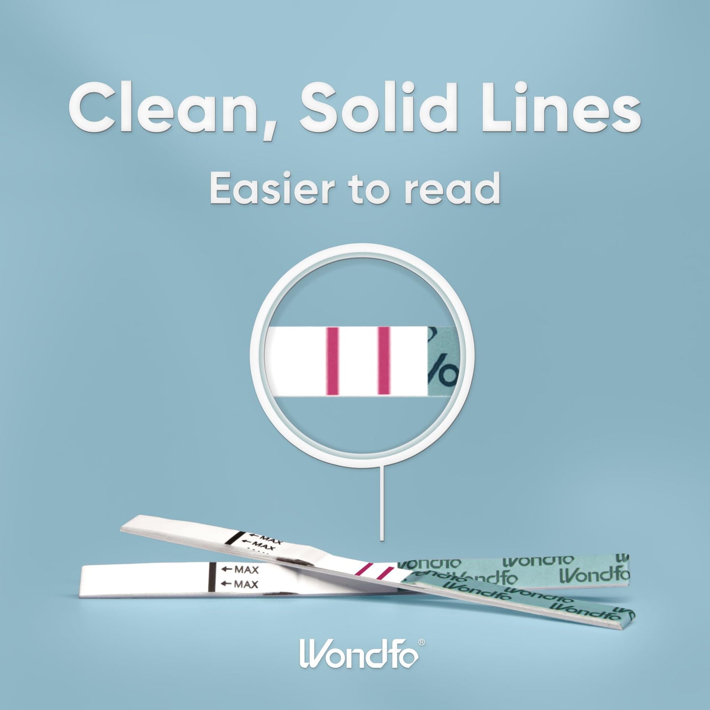 Wondfo Ovulation Test Strips - 25 Count | Fertility Tracking & LH Surge