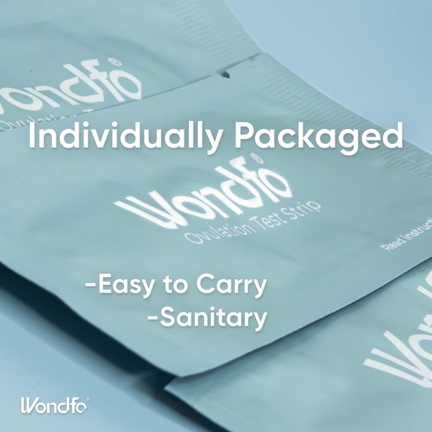 Wondfo Ovulation Test Strips - 25 Count | Fertility Tracking & LH Surge