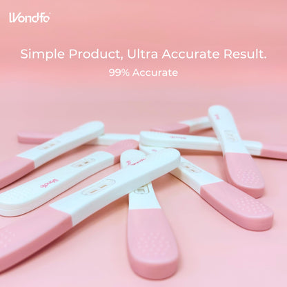 Wondfo Pregnancy Test Early Result 5 Pack - Ultra Sensitive 10 mIU/mL (6 Days Sooner)