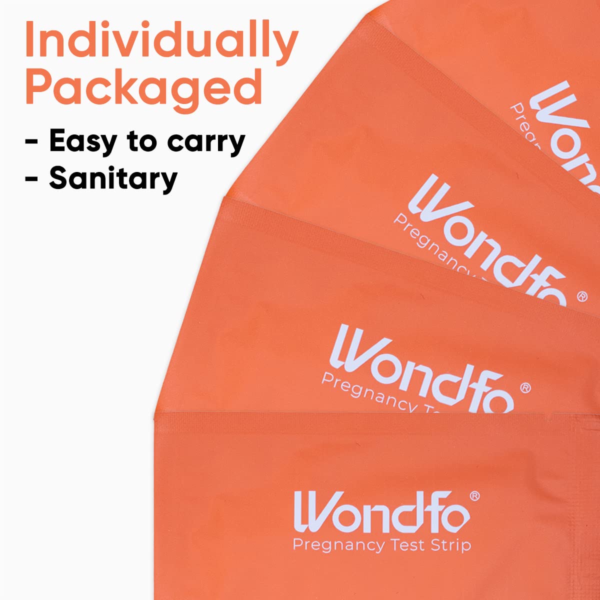Wondfo Pregnancy Test Strips - 20 Count | Highly Sensitive HCG Home Test Kit
