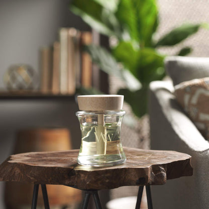 WoodWick Spill-Proof Diffuser Sand & Driftwood, 148 ml – Long-Lasting, Mess-Free Fragrance