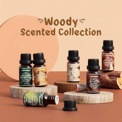 Woody Essential Oils Set | ARVIDSSON Woodsy Fragrance Oils for Candle Making