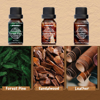 Woody Essential Oils Set | ARVIDSSON Woodsy Fragrance Oils for Candle Making